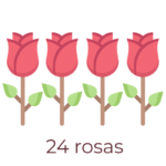 24 rosas