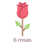 6 rosas